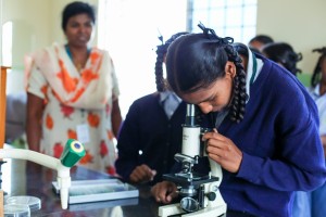 Students in the Science Lab