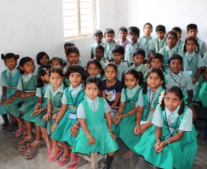 Students of Chamrajnagar School